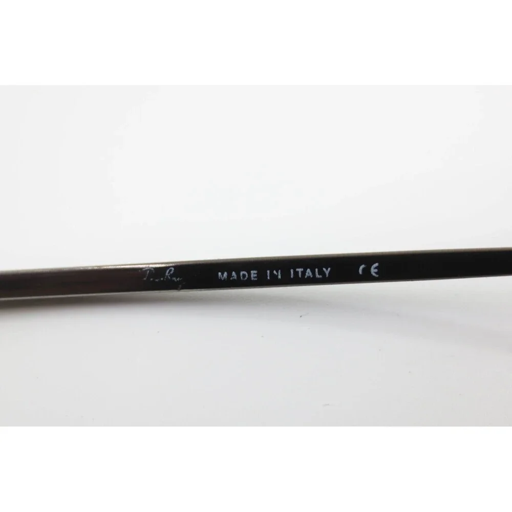 Ray-Ban RB6061 2511 Brown Metal Semi Rimless Eyeglass Frames 52-19-140 Italy